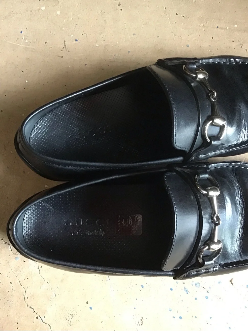 GUCCI Horsebit Slip-On Loafers